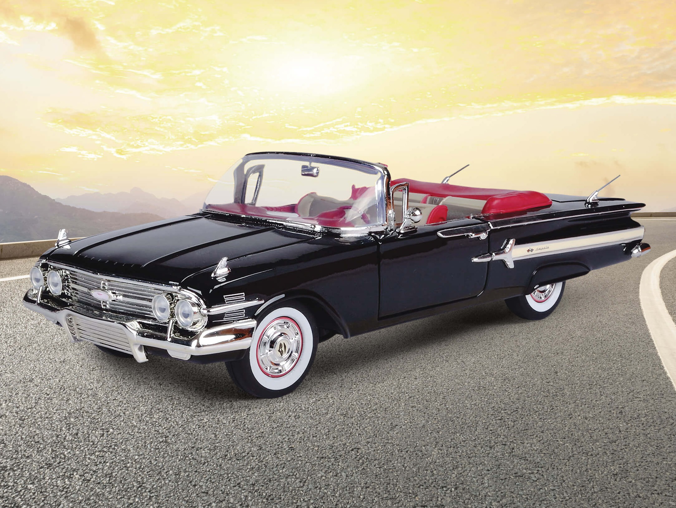 1960 Chevy Impala Convertible - Black