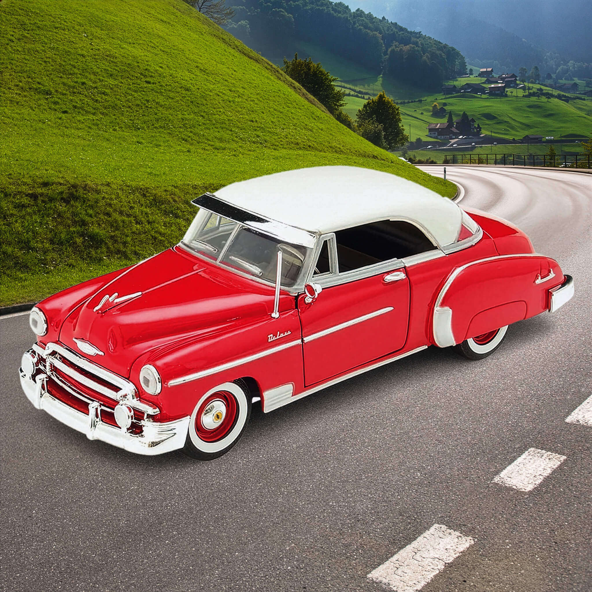 1950 Chevy Bel Air - Red