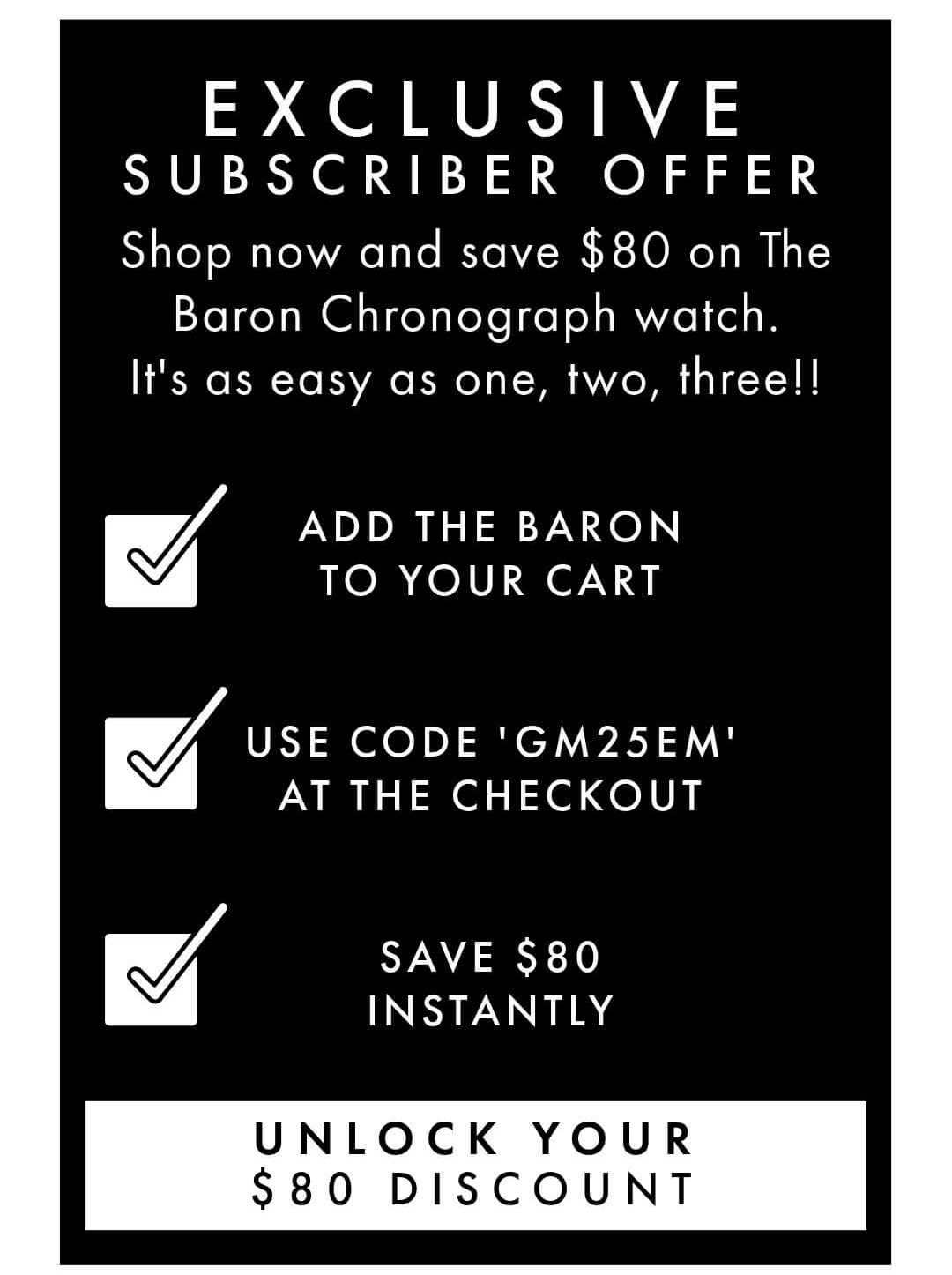 Unlock Your Discount