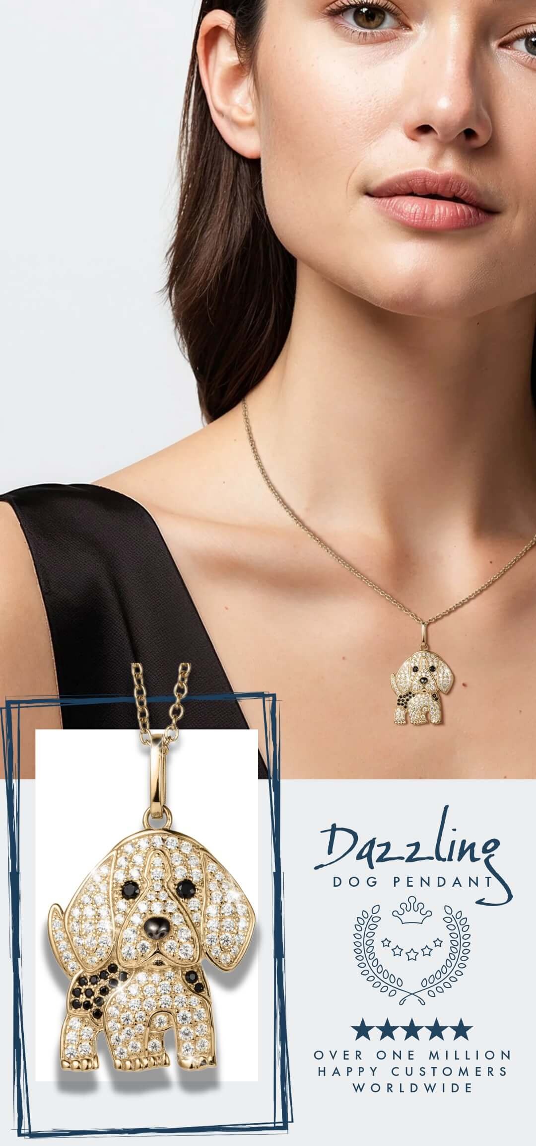 Trending Right Now - Dazzling Dog Pendant