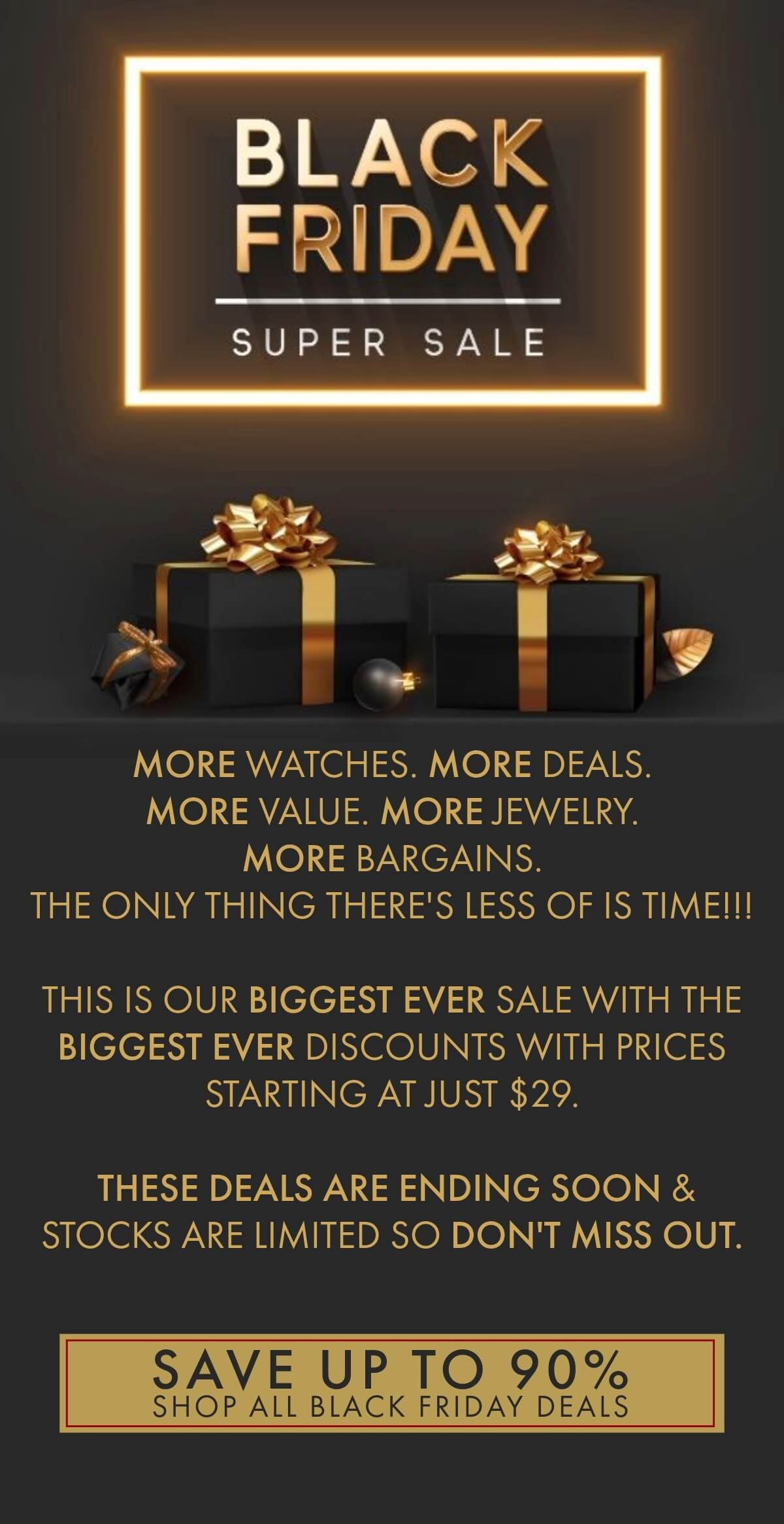 The BIG Black Friday Sale
