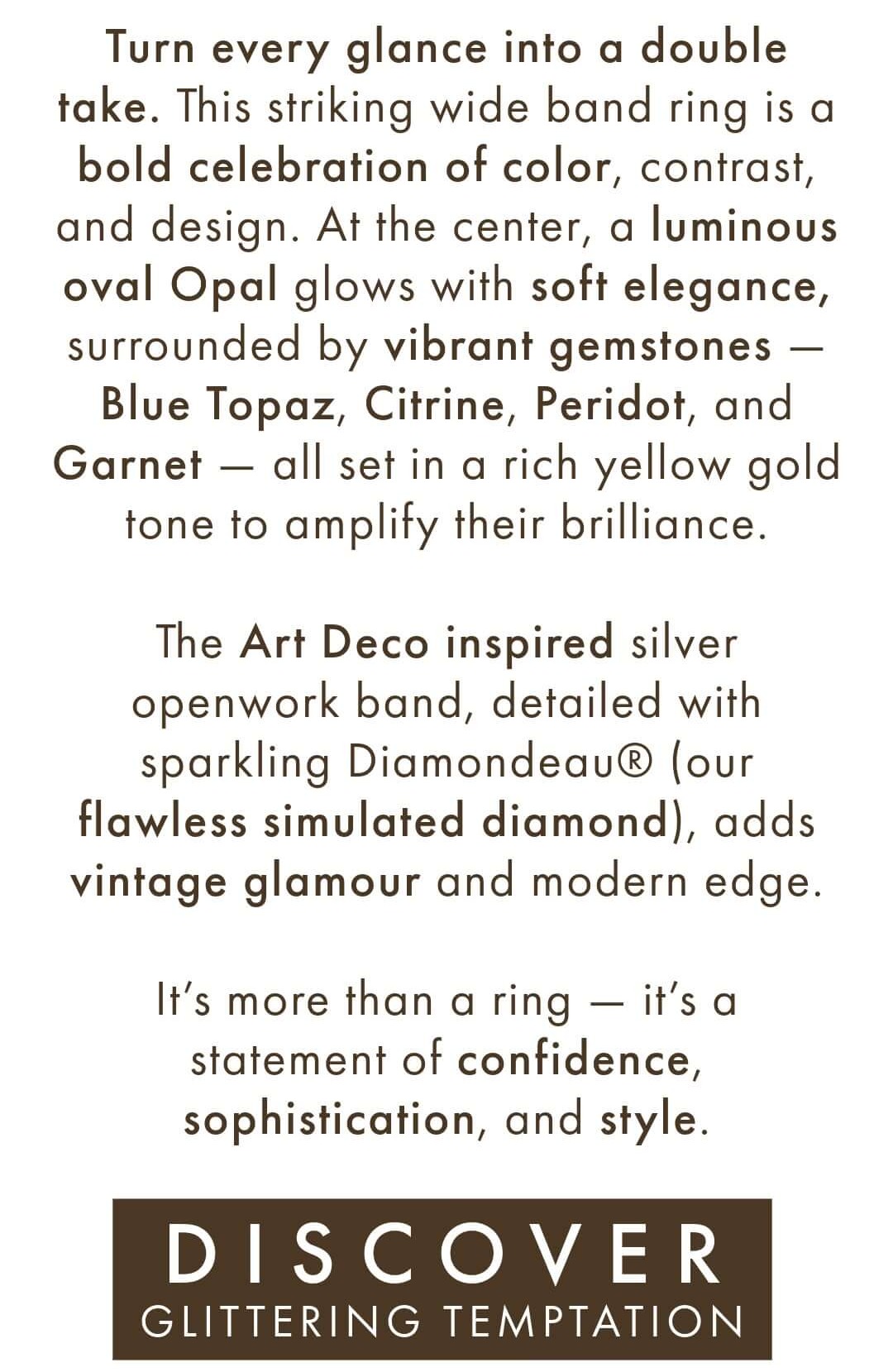 Fresh & Feminine - Opal Spectrum Ring