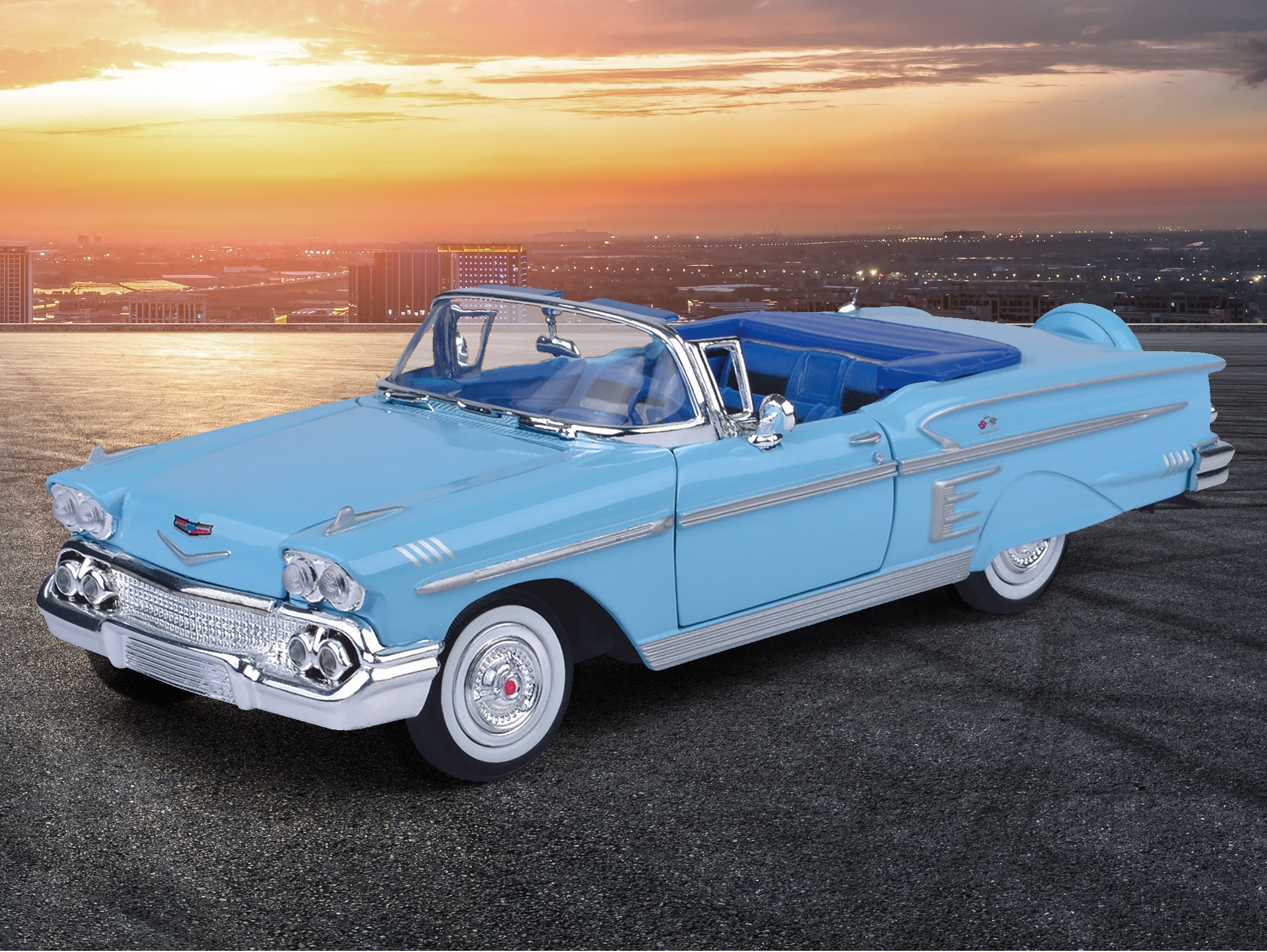 1958 Chevy Impala - Light Blue