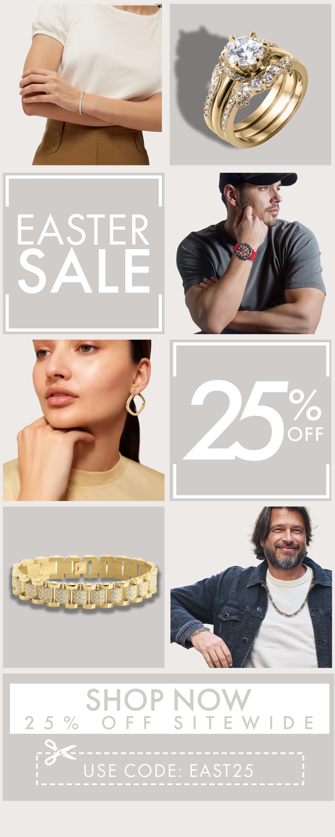 Sitewide saving with code EAST25