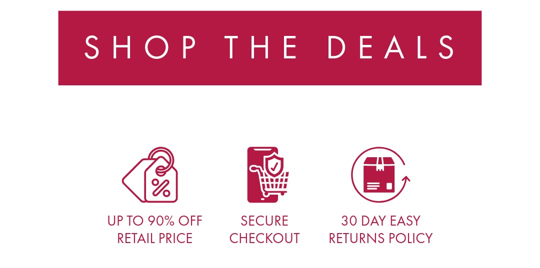 Up To 90% Off RRP - Sale Now On