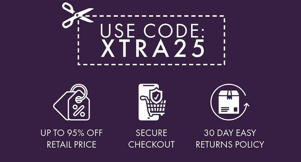 DOUBLE Discount - Get an extra 25% off sale prices