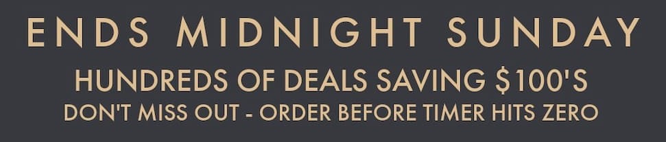 Massive Sale Now On - Save $100s