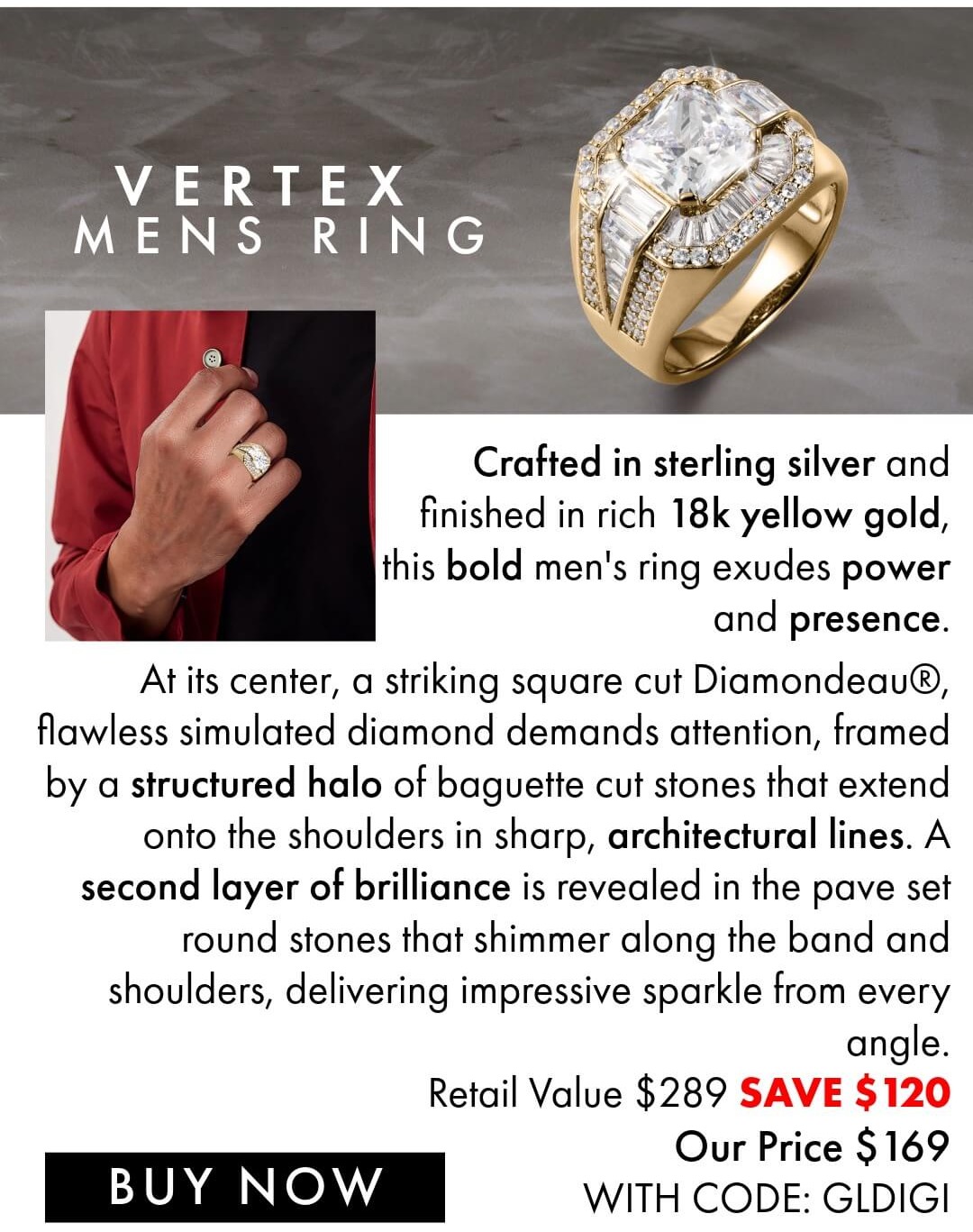Vertex Mens Ring