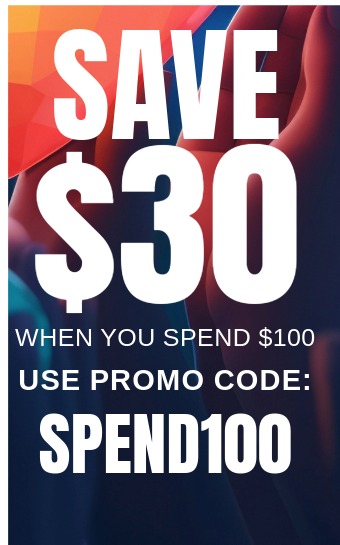 Save $100 When You Spend $300