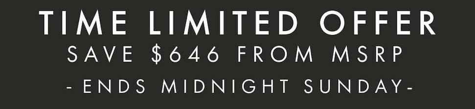 Luxury chronograph. Limited-time drop—save $646 before it’s gone.