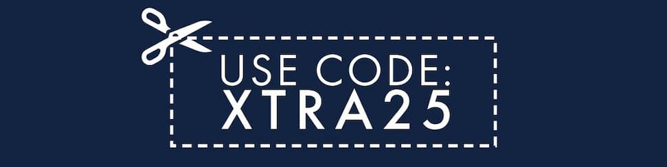 DOUBLE Discount - Get an extra 25% off sale prices