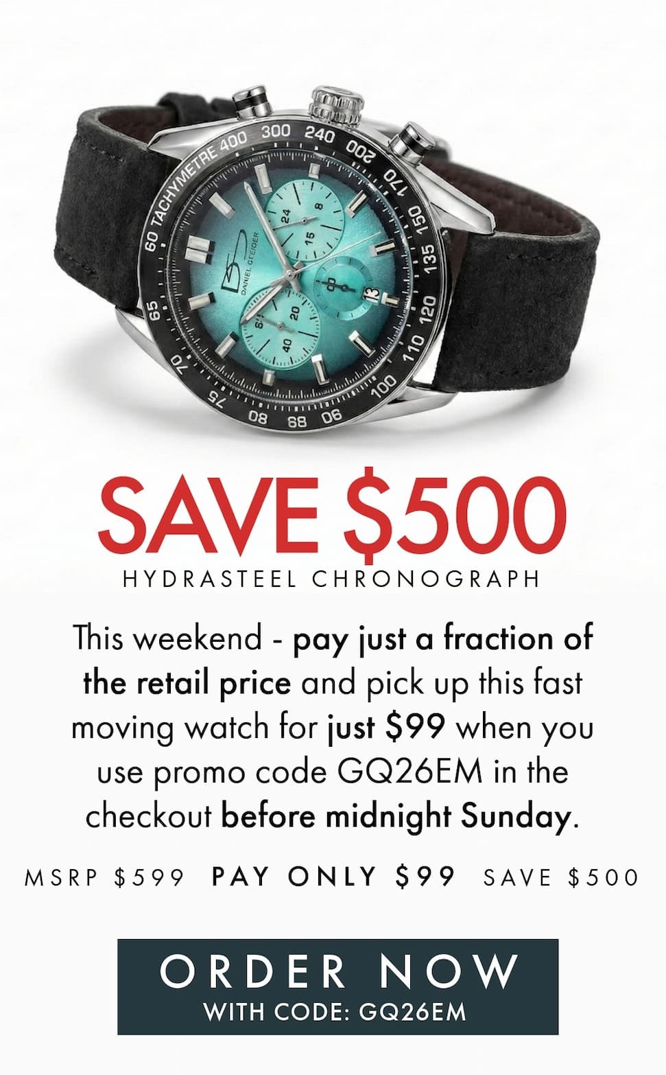 Save $500 instantly - just click