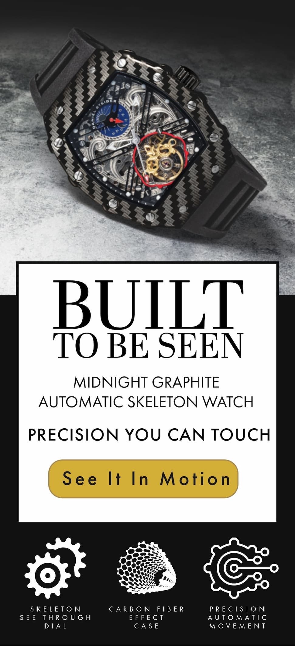 Built To Be Seen - Midnight Automatic Watch