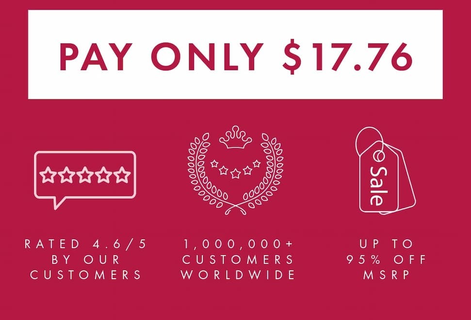 Pay Only $17.76 - Memorial Day Sale