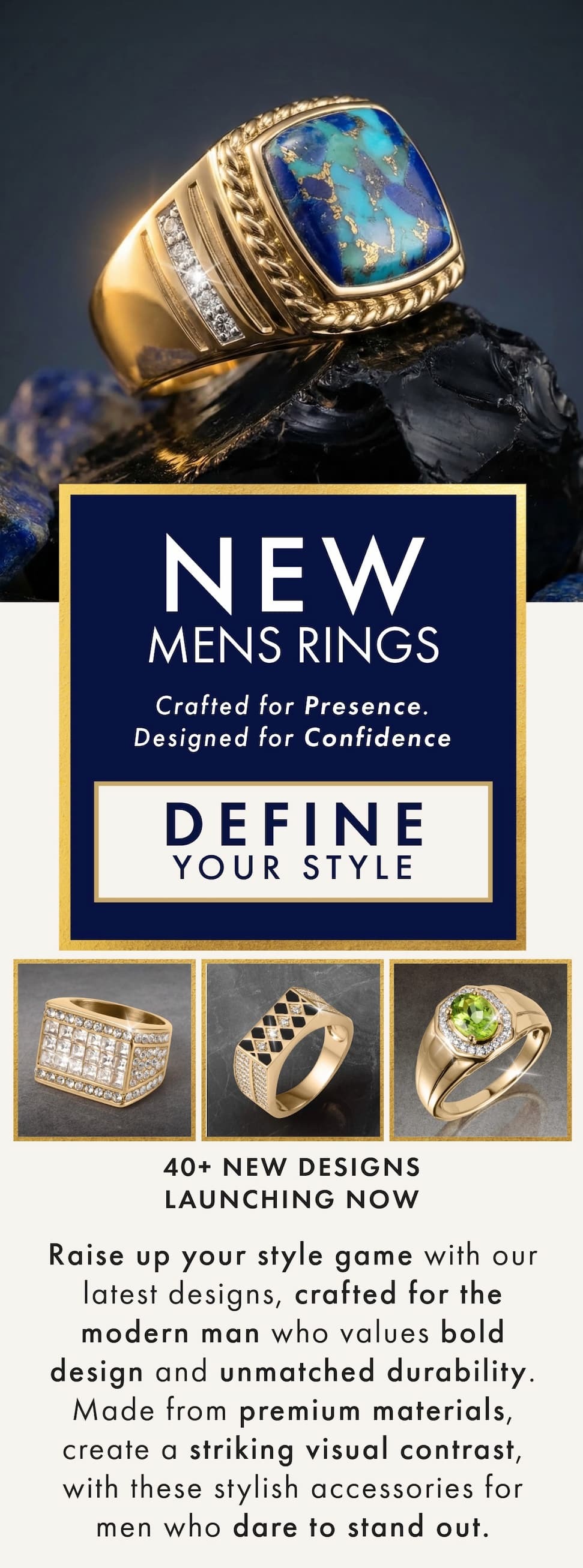 New Mens RingsOut Now