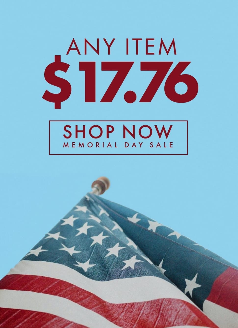 Hurry - Memorial Day Sale From Only $17.76
