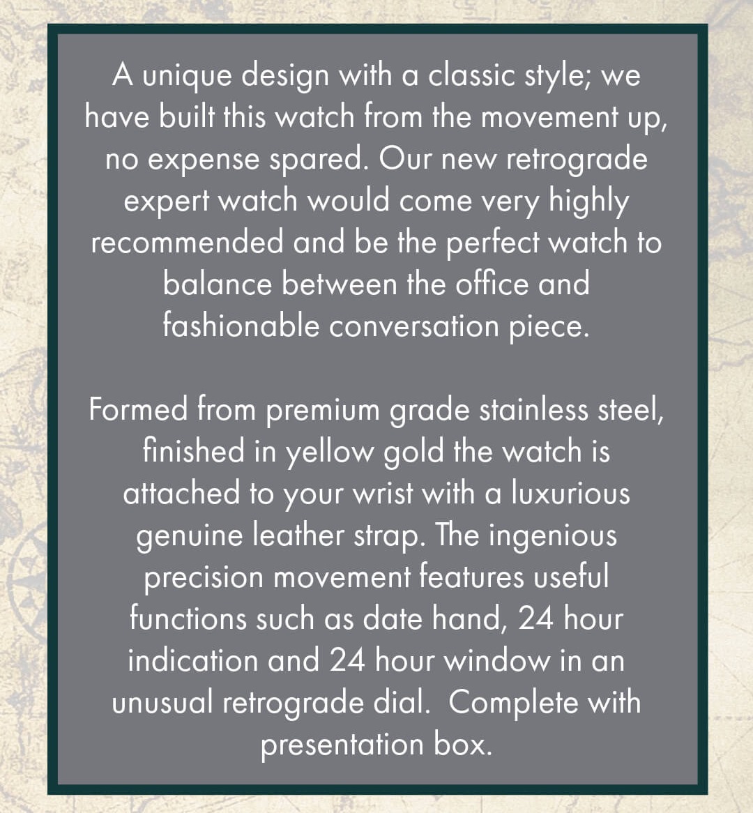 World Time Retrograde - Save $80. See the time anywhere in the world