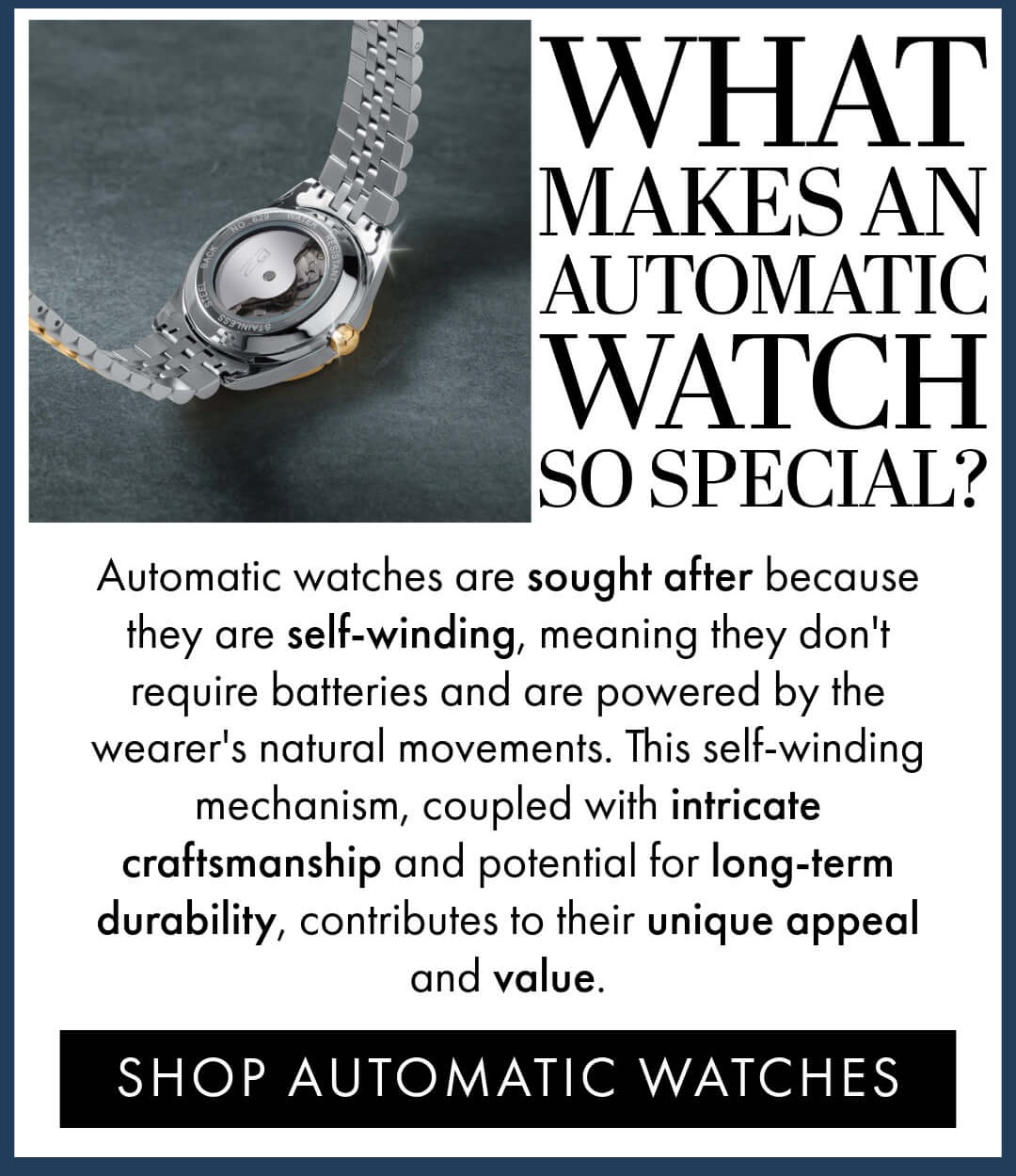 Automatic Luxury Watches