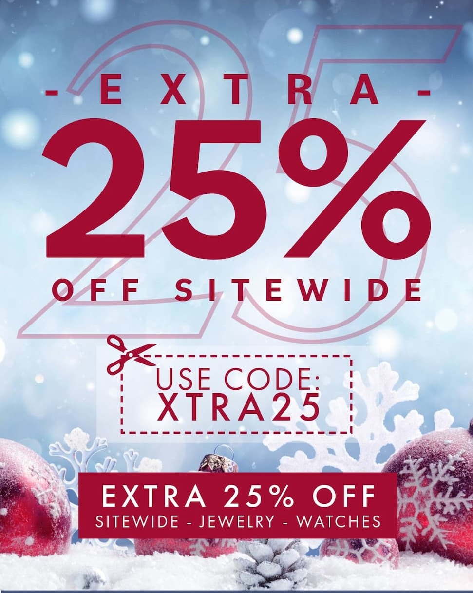 DOUBLE Discount - Get an extra 25% off sale prices