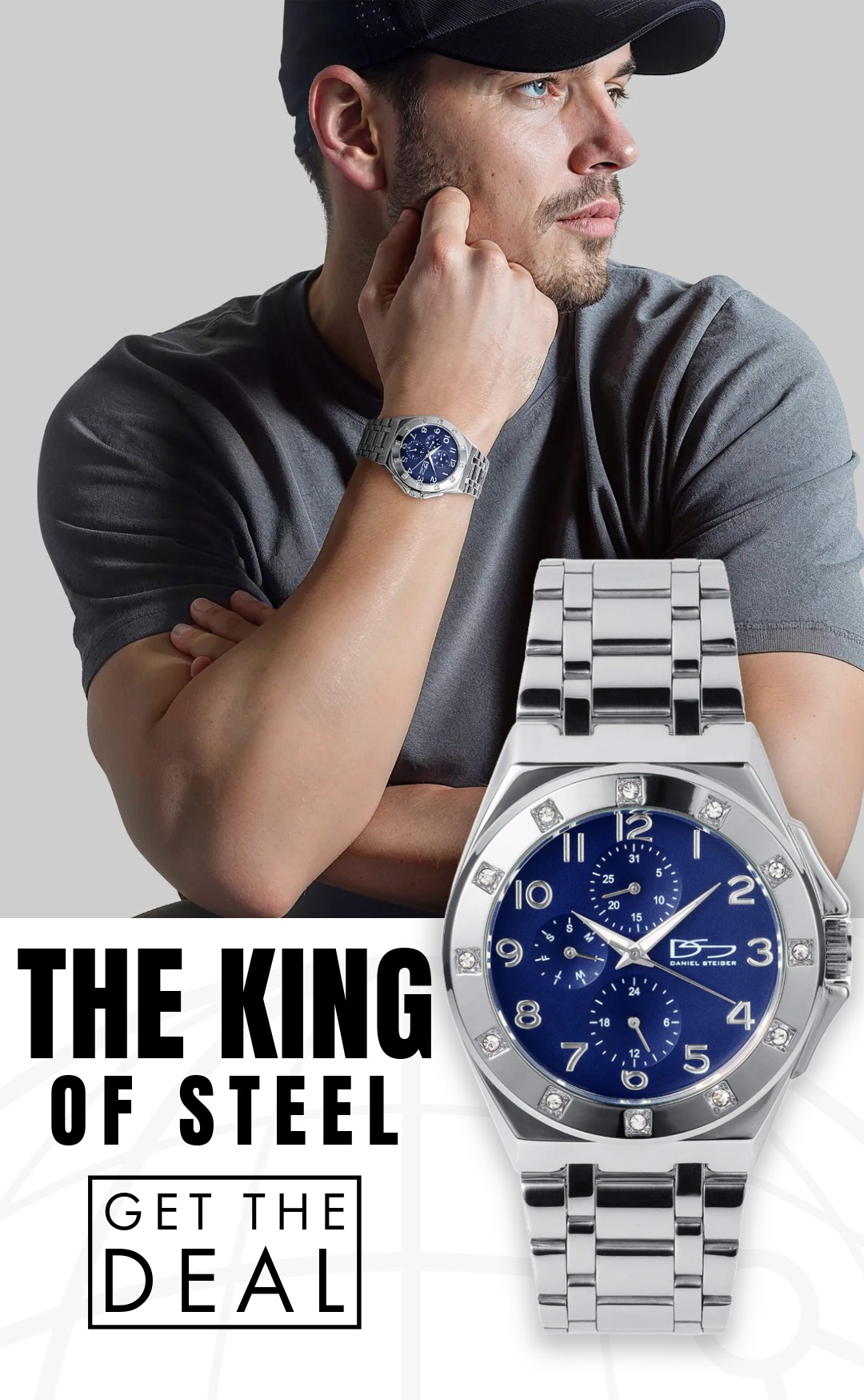 Regency Steel Mens Watch - Only $59 With Code 9317