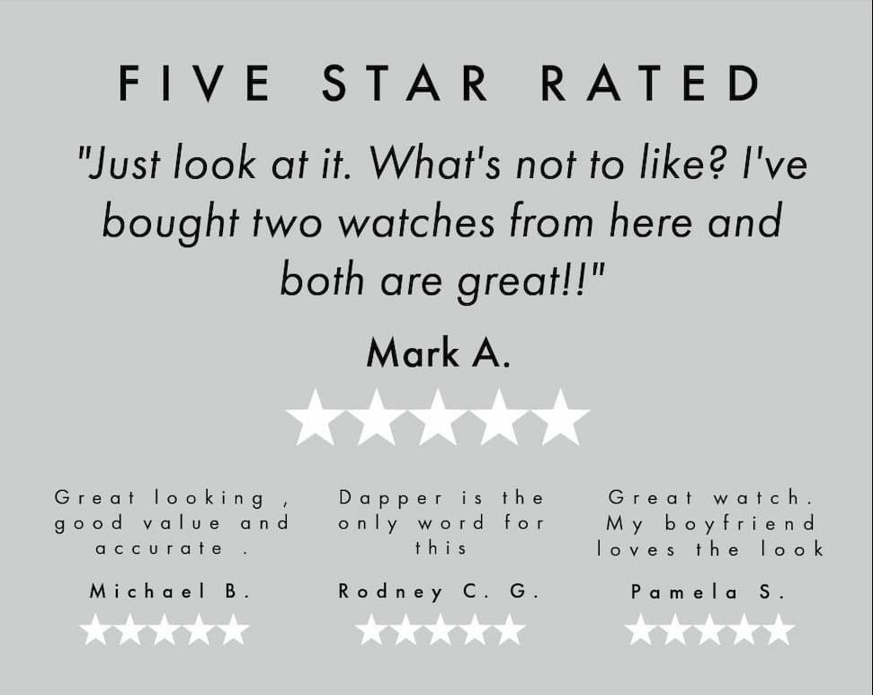 Five Star Rated - Midnight Automatic Watch