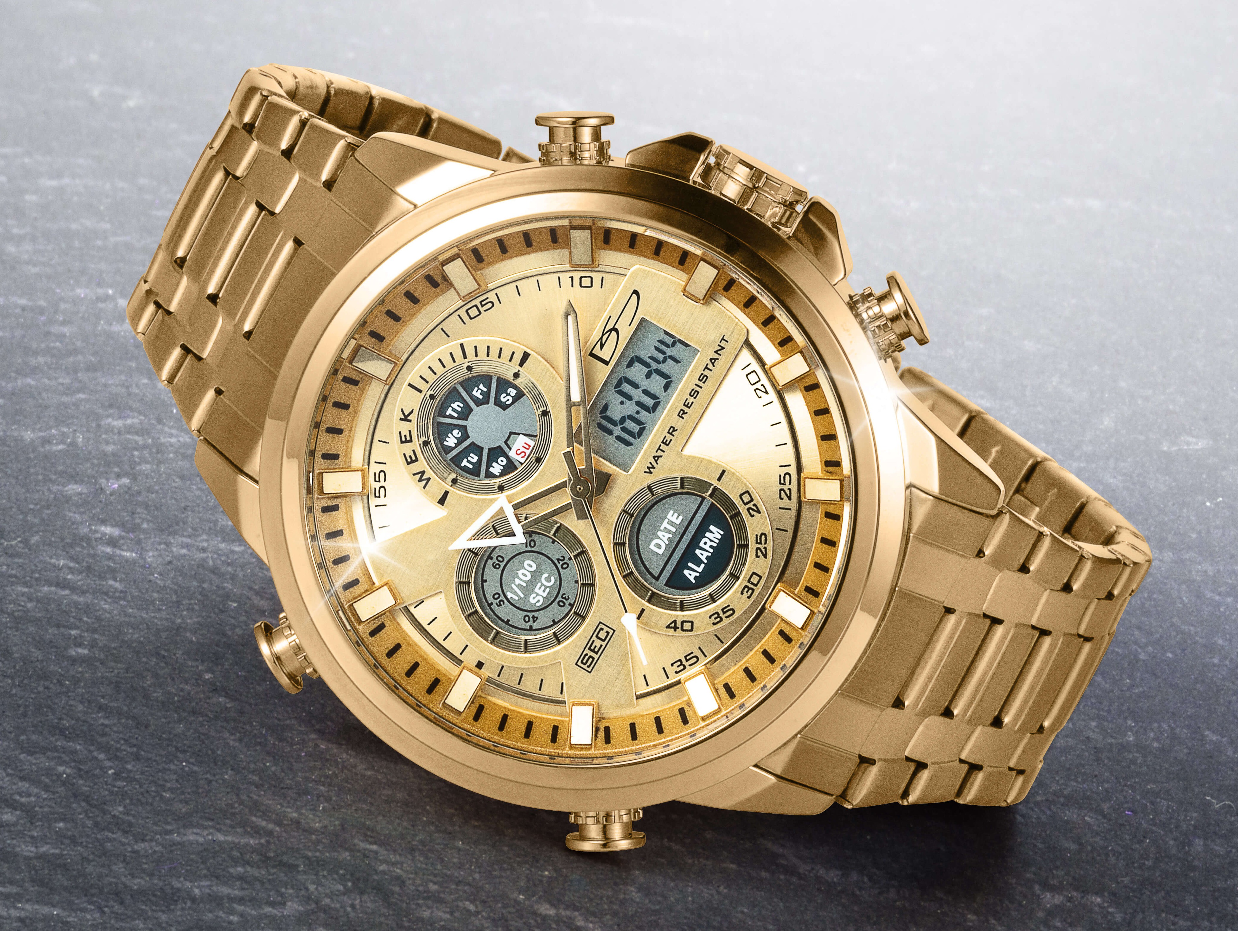 Techmaster Gold Watch