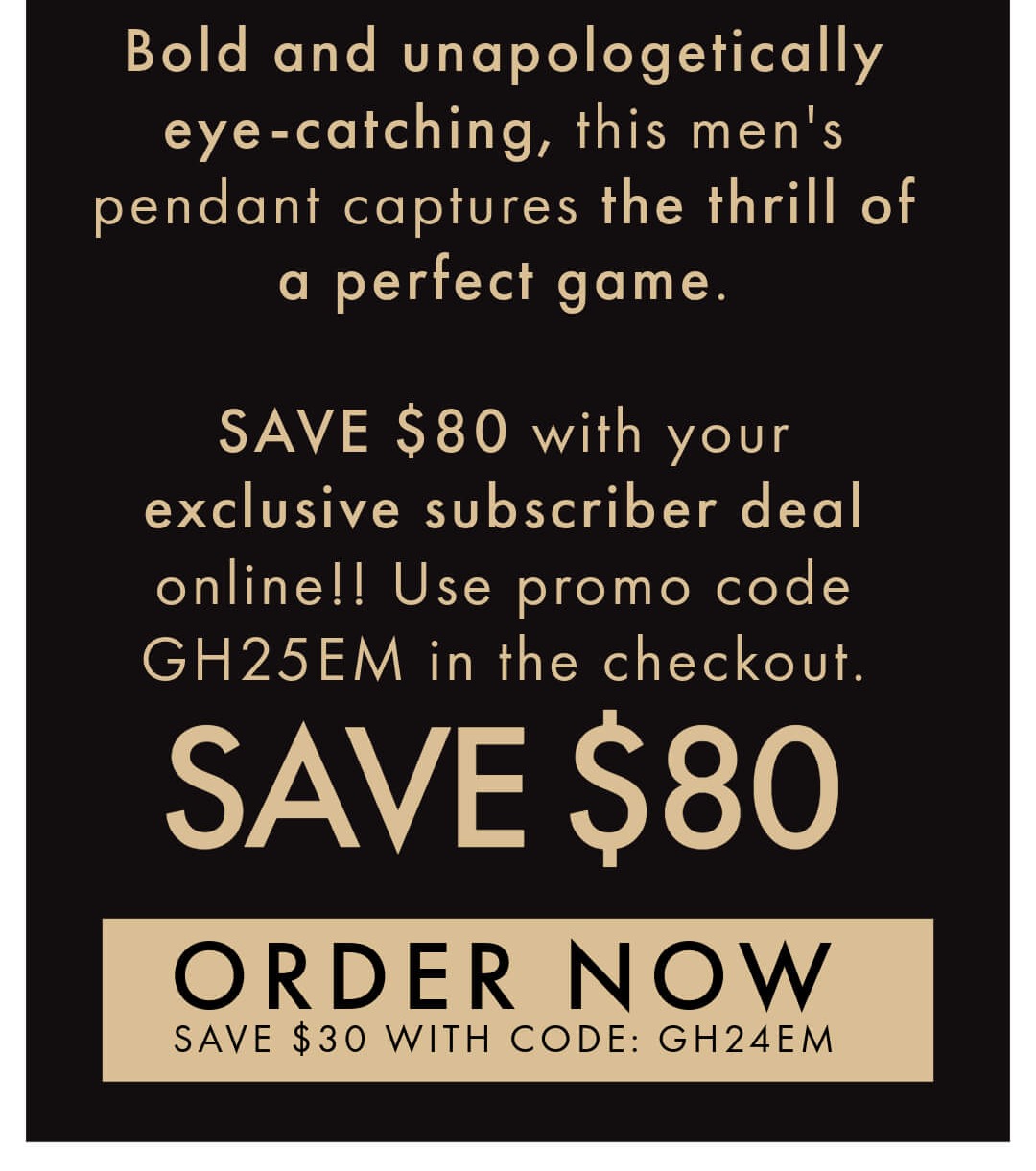 Save $30 with code GHDIGI - Royal Flush Pendant