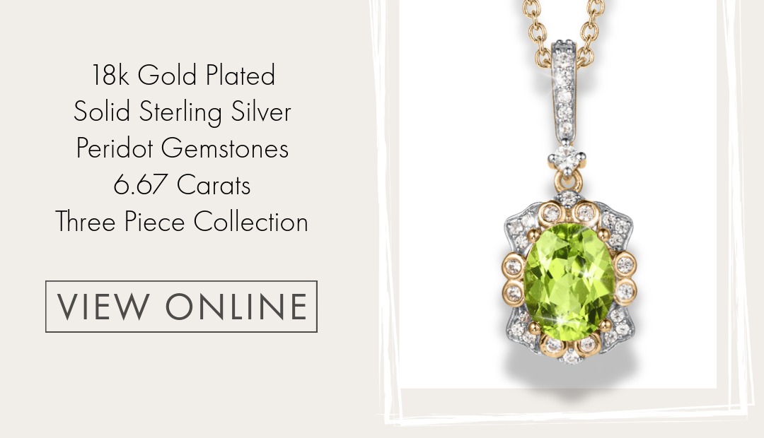 Lumina Peridot Pendant - Save $30 with code FWDIGI