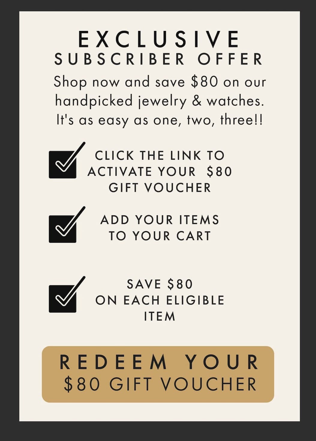 Your Exclusive $80 Reward Is Now Live