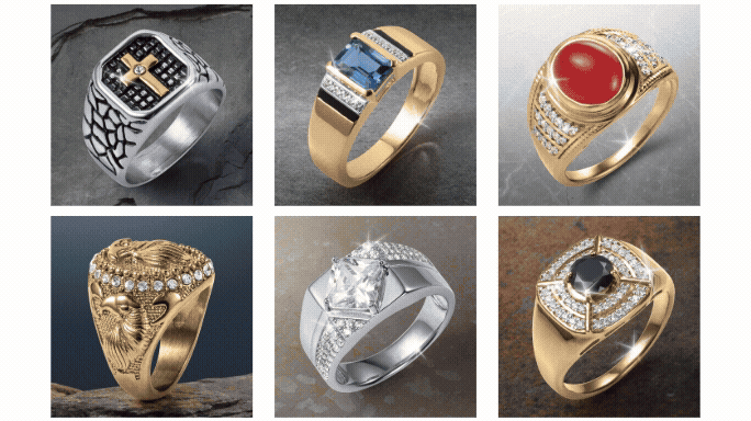 New Mens Rings - save $30 online with code GQDIGI