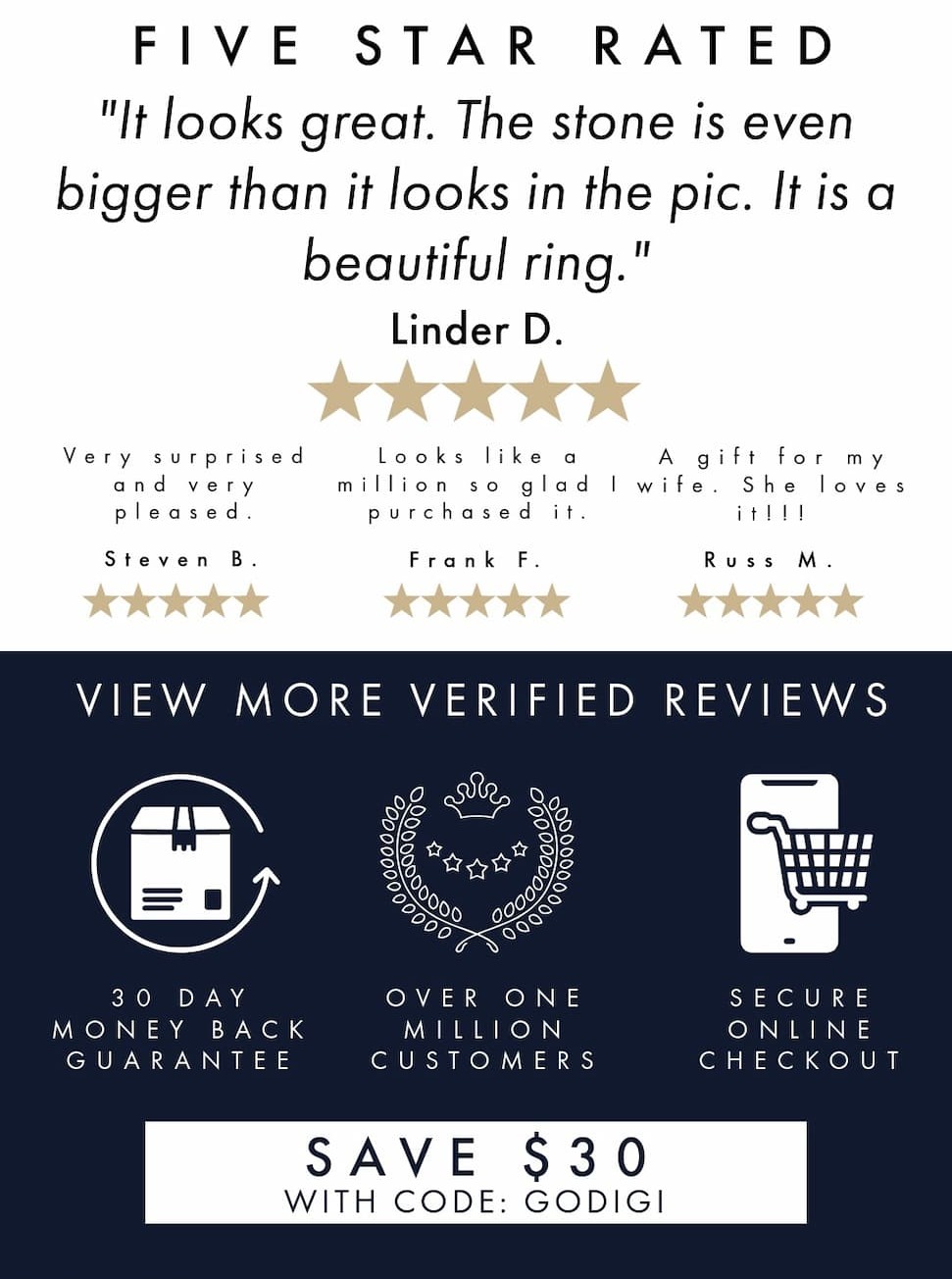 Save $30 On All New Designs