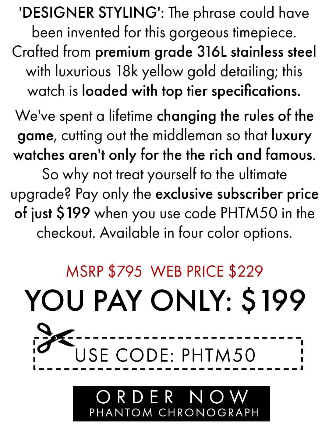 Save $50 With Code PHTM50
