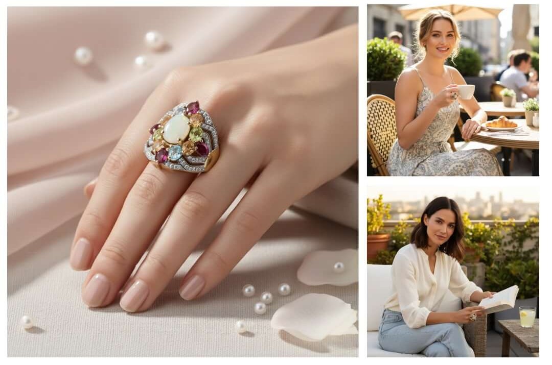 Fresh & Feminine - Opal Spectrum Ring