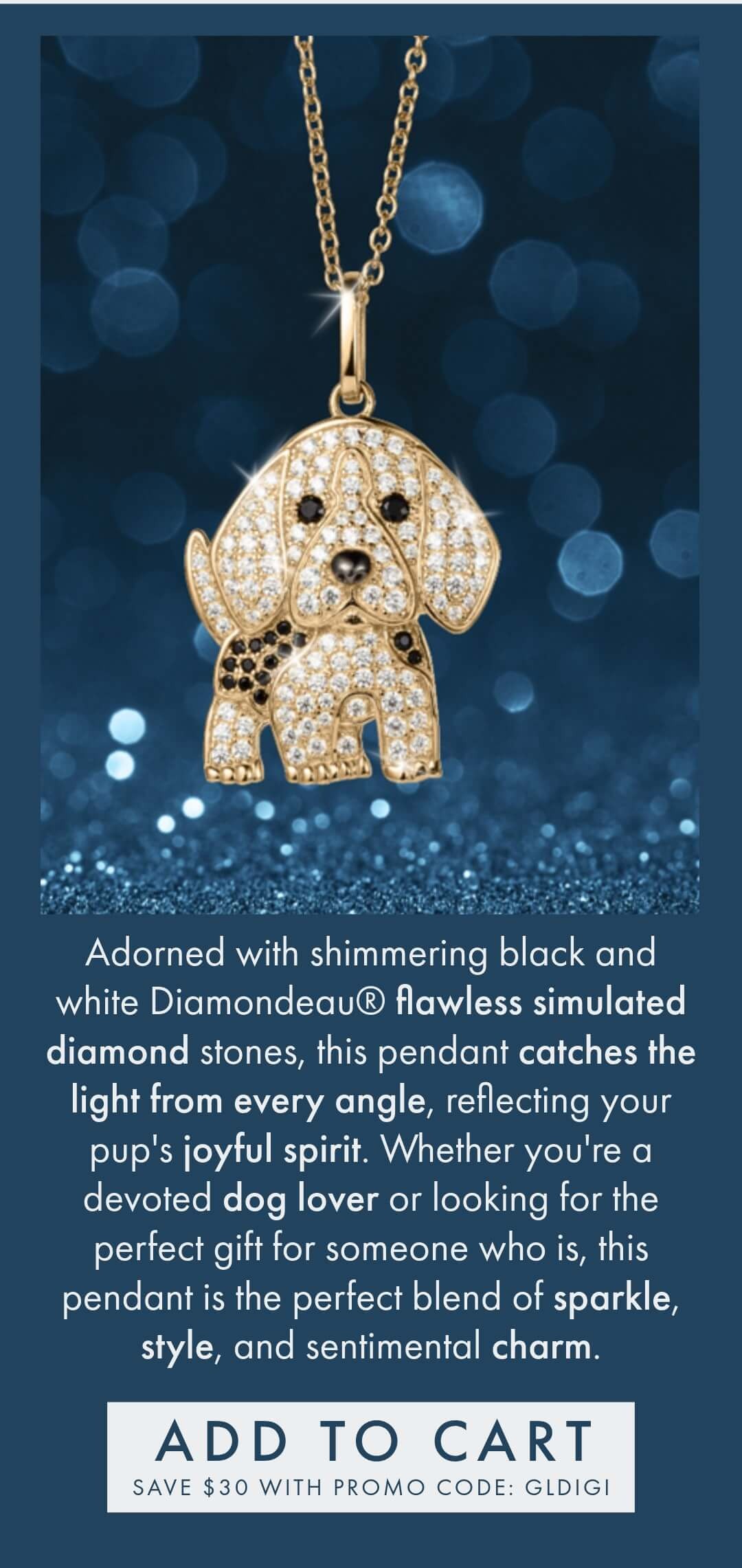 Trending Right Now - Dazzling Dog Pendant