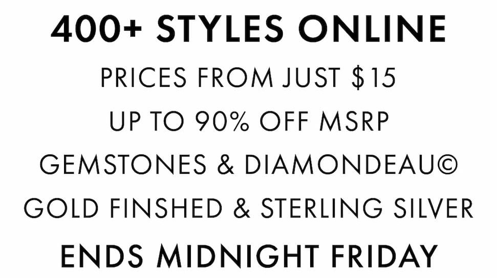 Ring Sale Now On - Save 90% Online