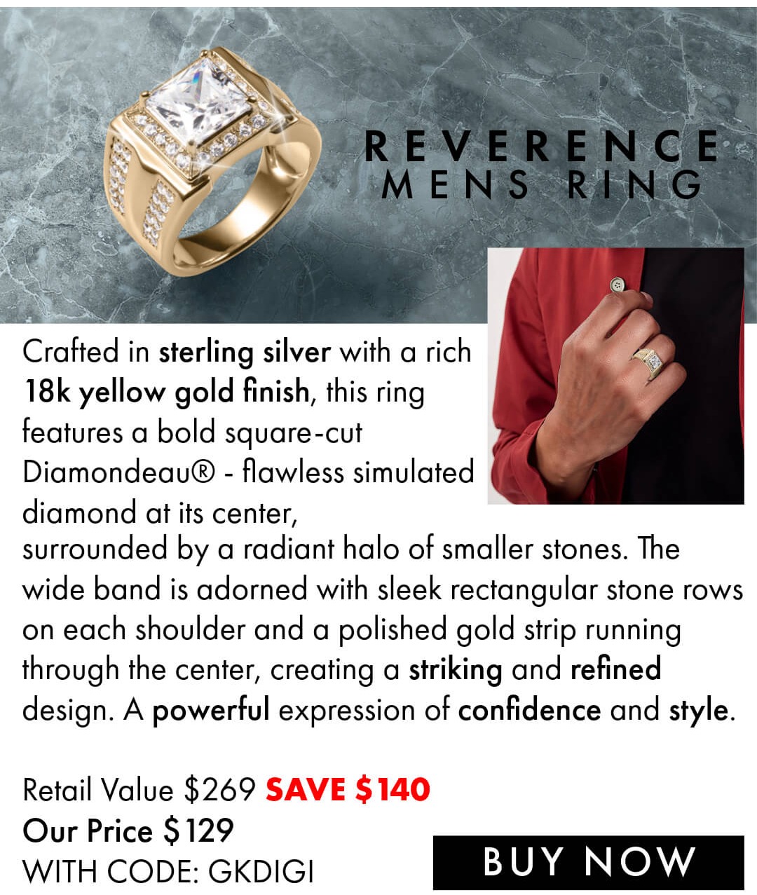 Reverence Mens Ring