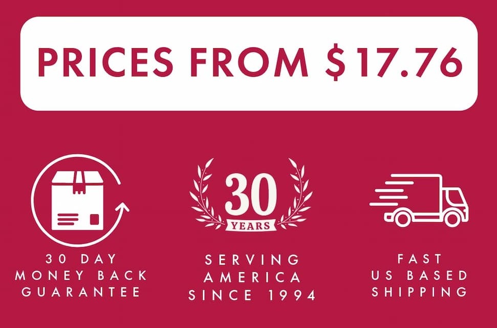 Prices From Only $17.76 - Independence Day Sale