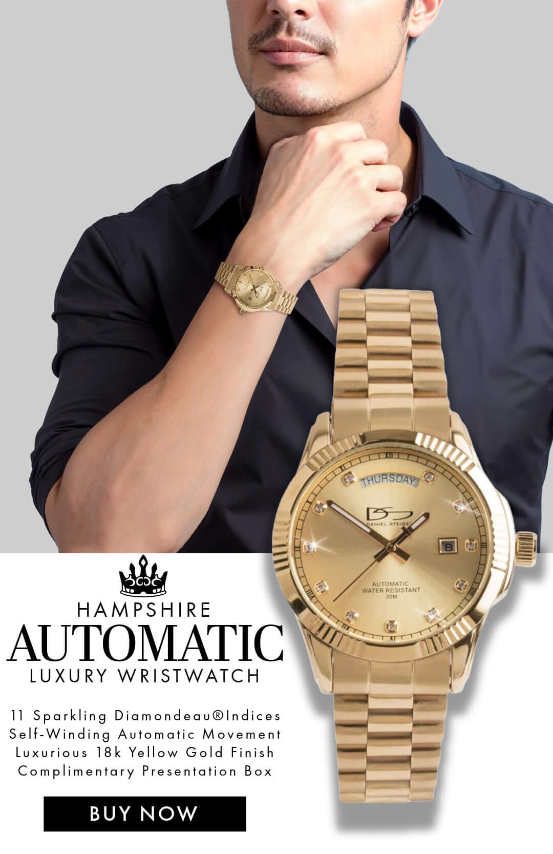 Hampshire Automatic Watch - Save $30 Online with code GFDIGI