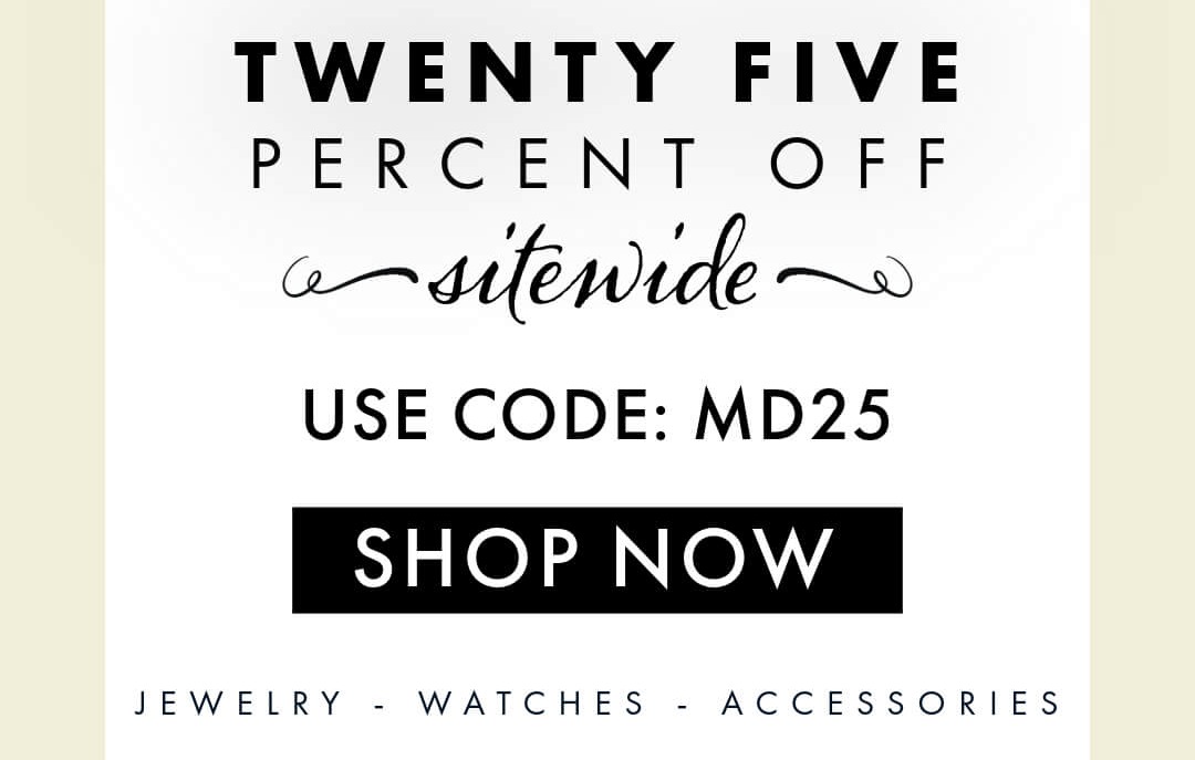 Use code MD25 in the checkout to save