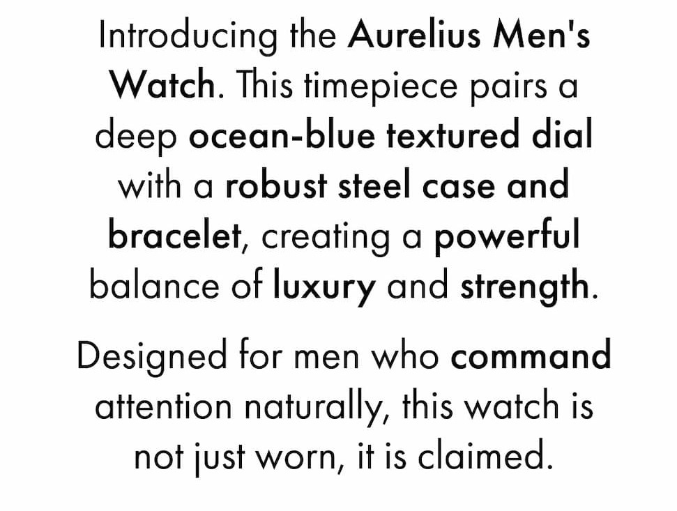 Aurelius Chronograph