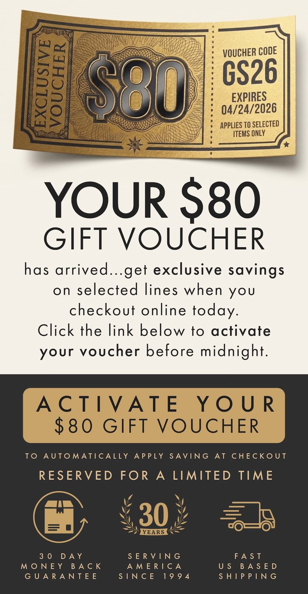 Your Exclusive $80 Reward Is Now Live