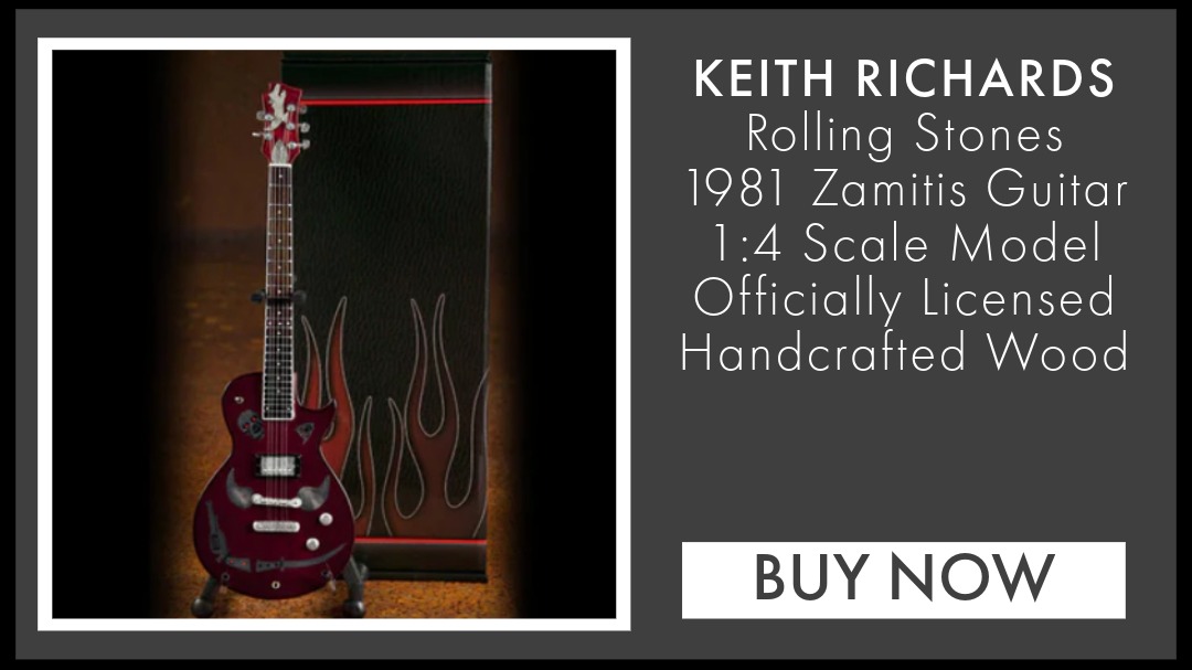 Officially Licensed - Handcrafted Tribute Guitars Keith Richards