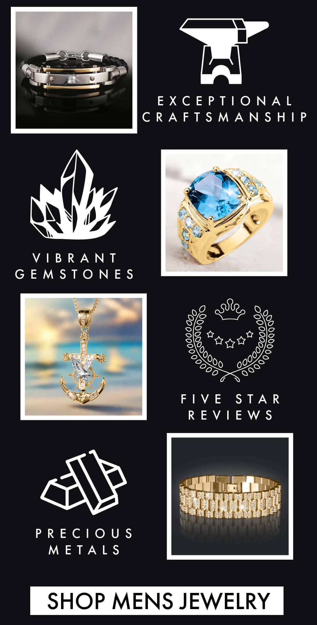 Explore Men's Jewelry