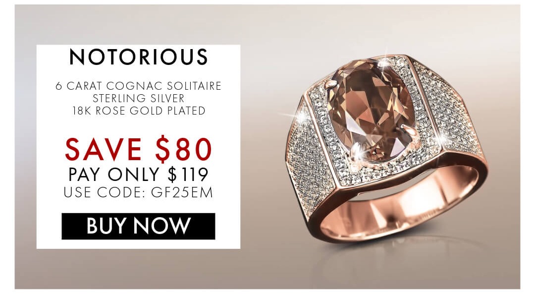 Notorious Ring save $80 wih code GF25EM