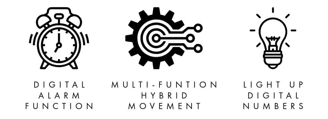 Pay Only $49 - Multifunction Hybrid Watch