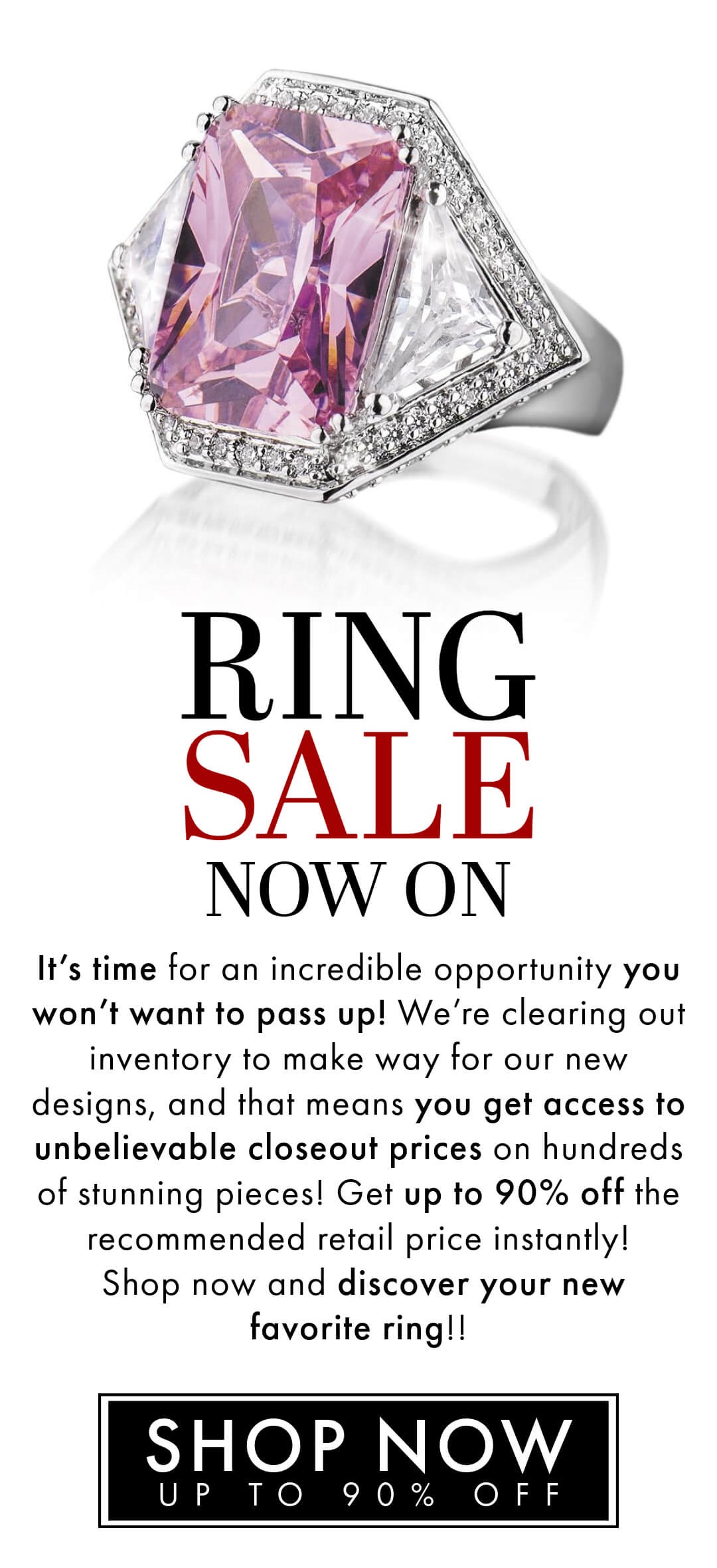Ring Sale Now On - Save 90% Online