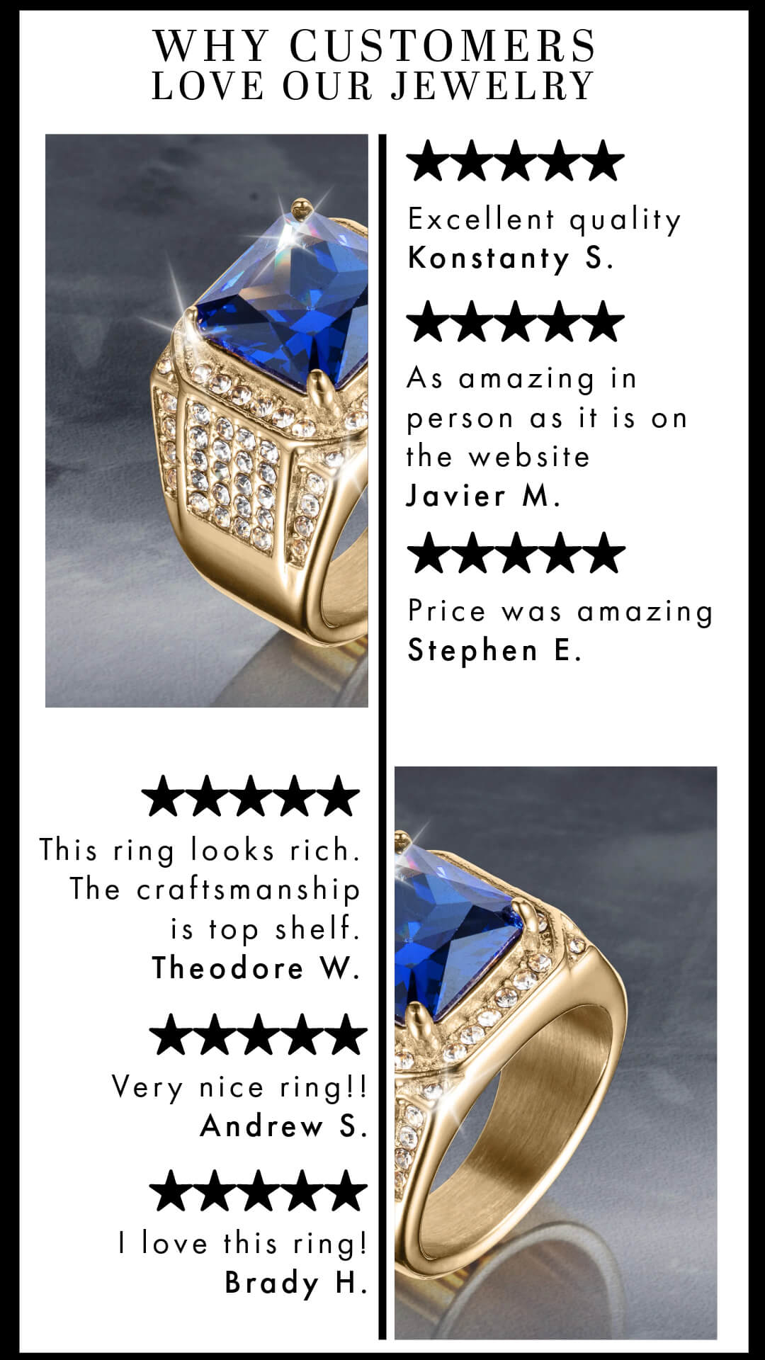 Why Customer Love Our Jewelry - Five Star Reviews