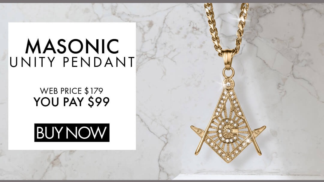 Save $80 Instantly - Masonic Unit Pendant
