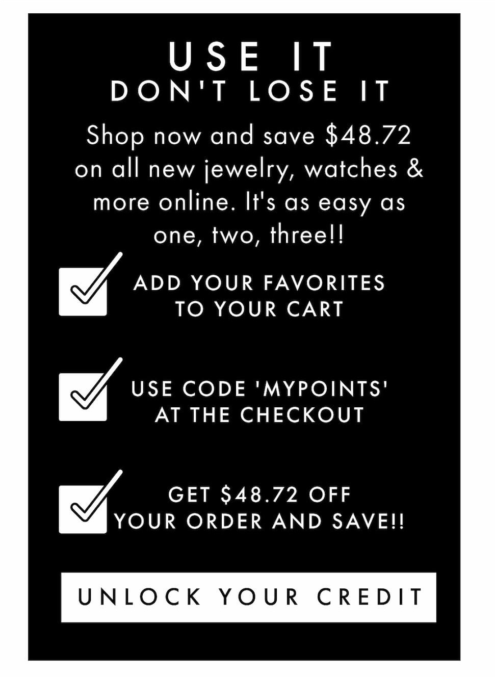 Use it don't lose it