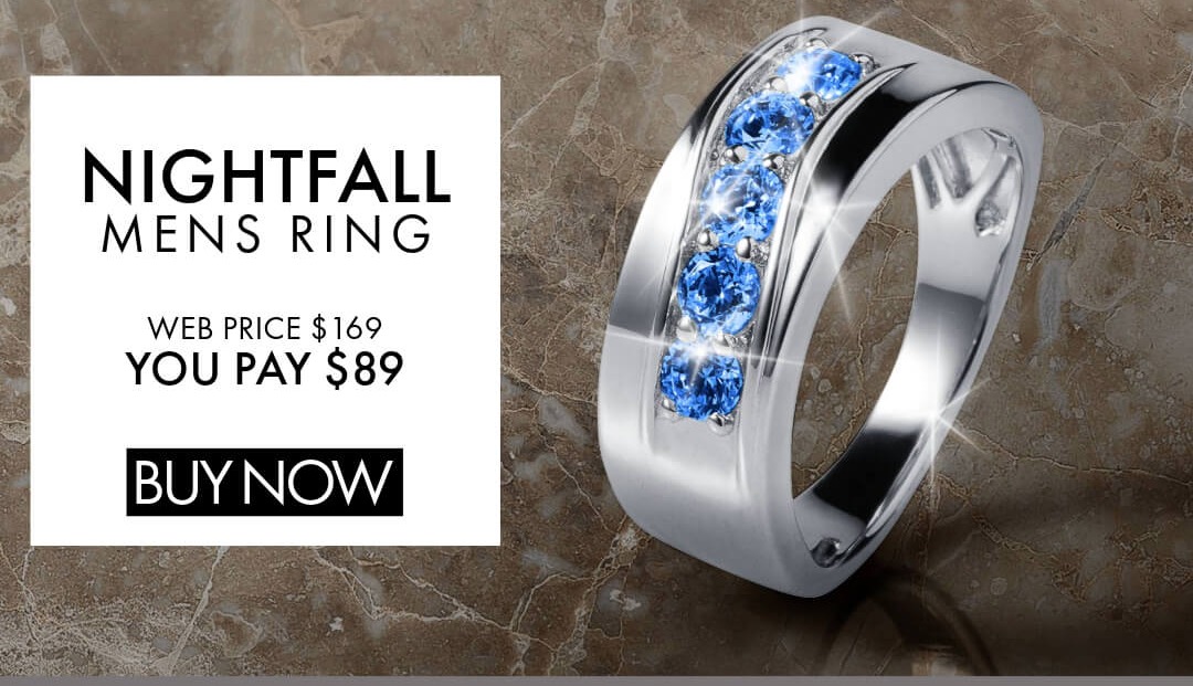 Save $80 Instantly - Nightfall Mens Ring